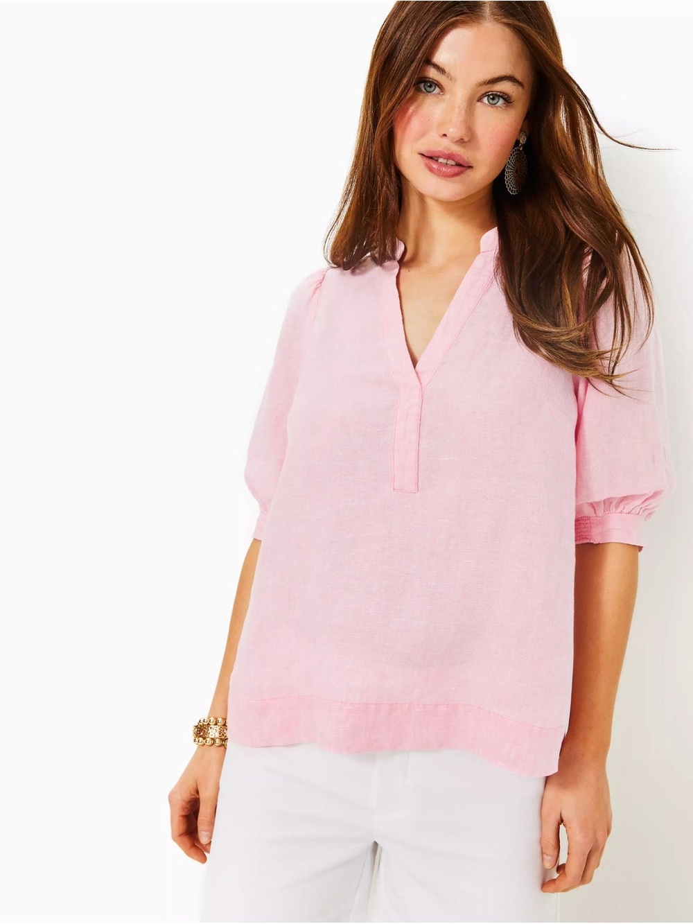 Lilly Pulitzer Mialeigh Top Pink